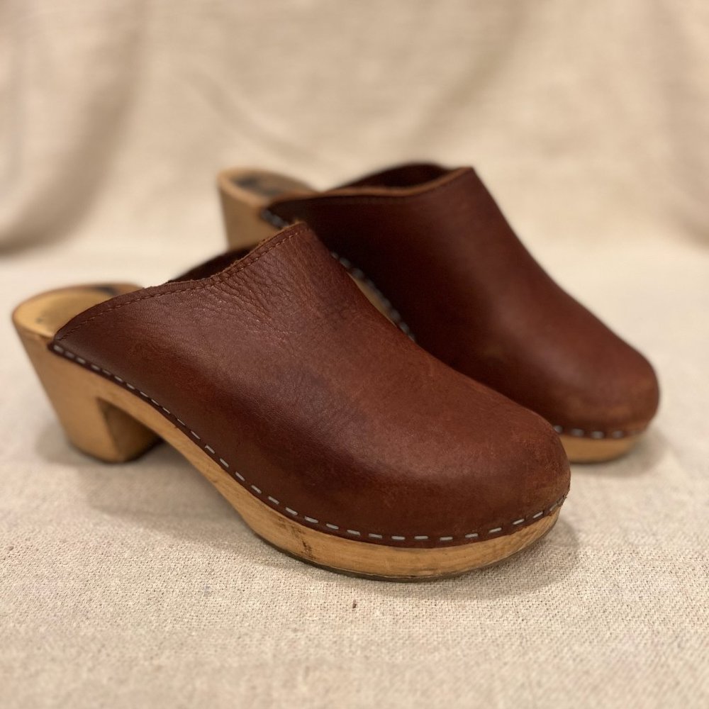 Skola Brand Vintage Swedish Clogs - Women's 9/40